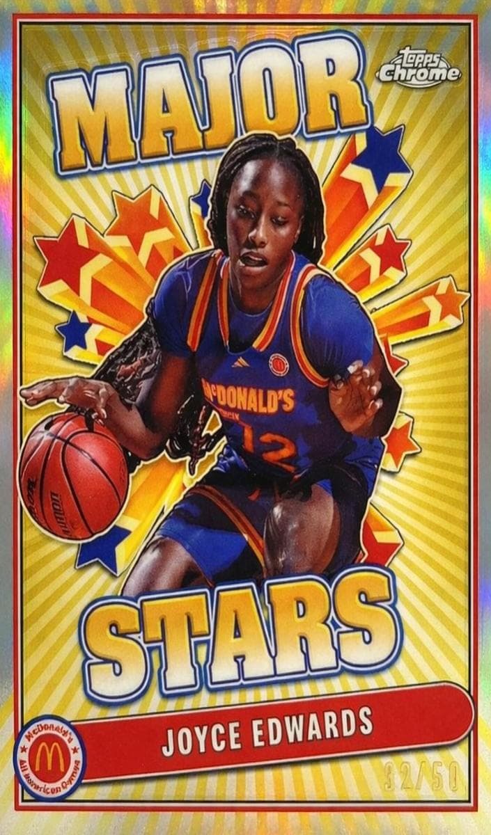 Joyce Edwards 2024 topps Topps Chrome McDonald's All-American