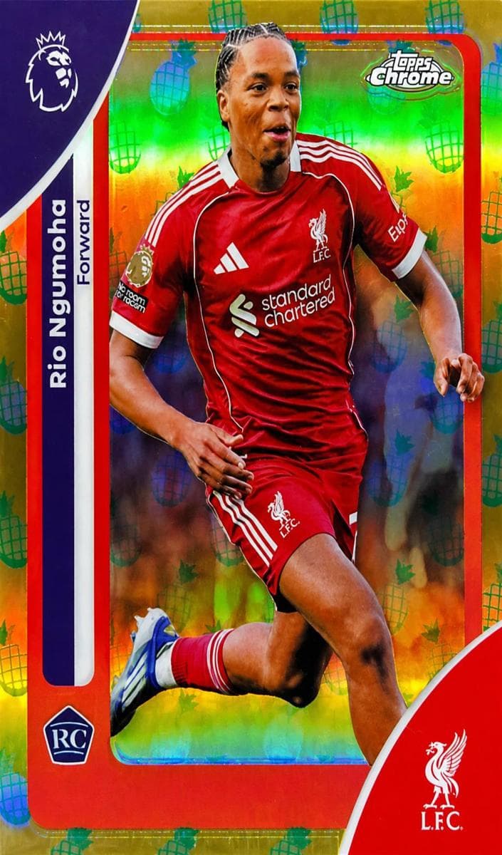 Rio Ngumoha 2026 Topps Chrome Premier League rookie card
