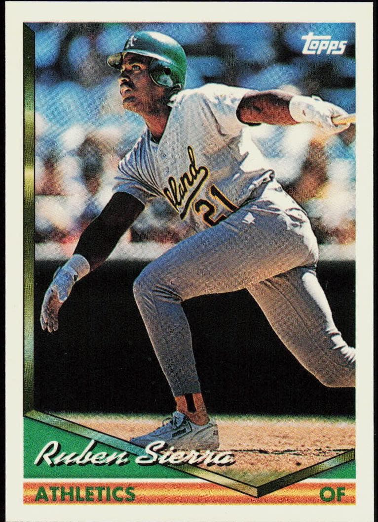 Ruben Sierra 1994 topps Topps