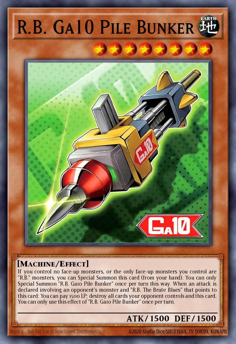 R.B. Ga10 Pile Bunker 2025 Yu-Gi-Oh! Doom of Dimensions