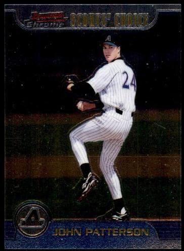 John Patterson 1999 bowman Bowman Chrome