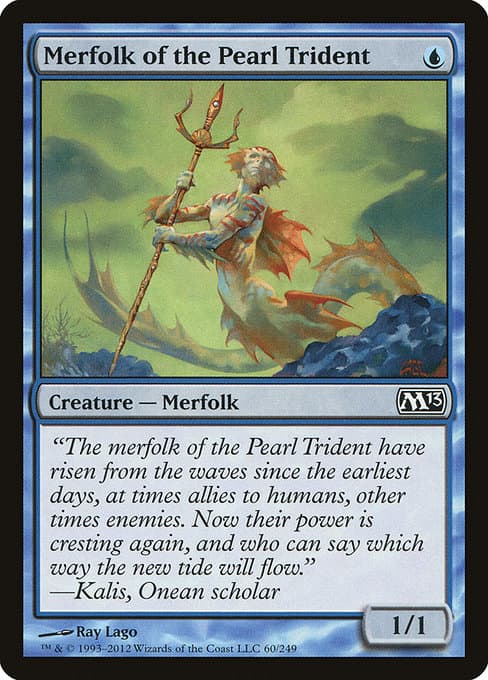 Merfolk of the Pearl Trident 2012 Magic: The Gathering
