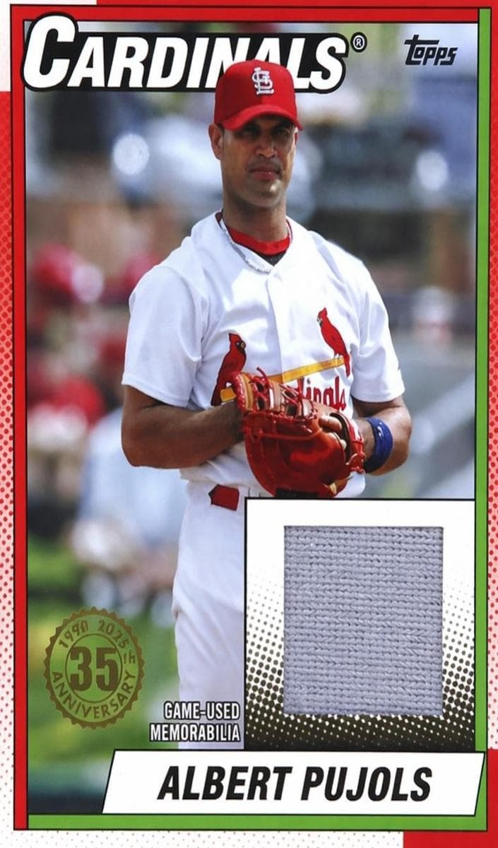 Albert Pujols trading card