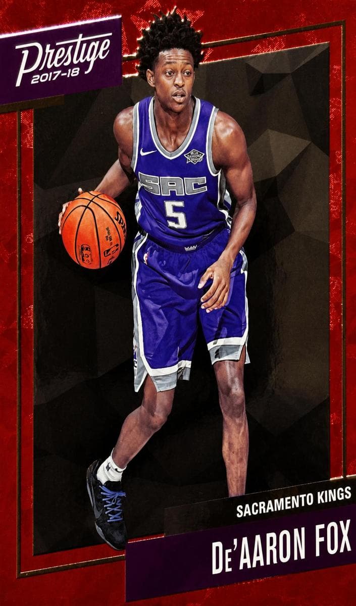 De'Aaron Fox 2017 panini Donruss Optic