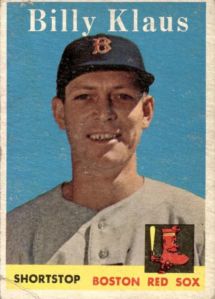 Billy Klaus 1958 topps Topps