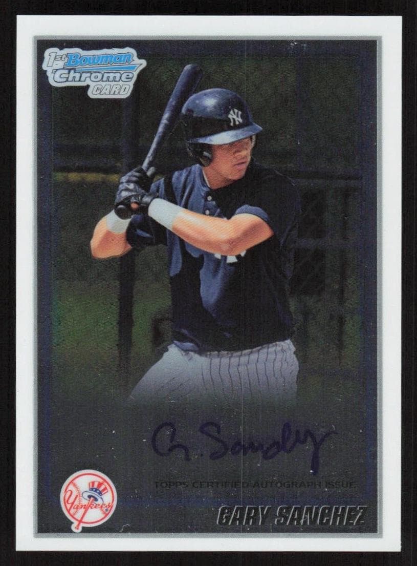 Gary Sanchez 2010 bowman Bowman Chrome