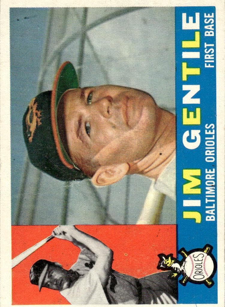 Jim Gentile 1960 topps Topps
