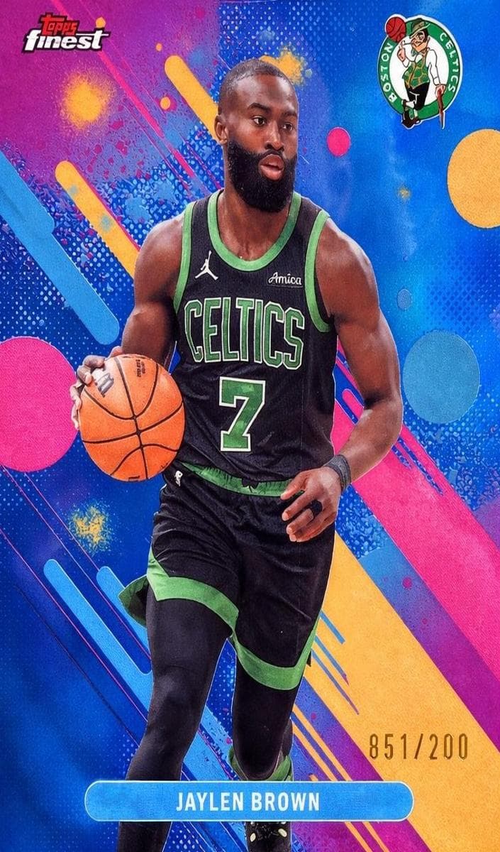 Jaylen Brown 2025 topps Topps Finest