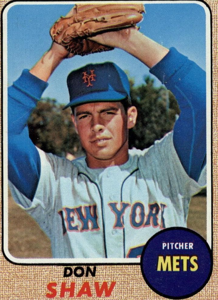 Don Shaw 1968 topps Topps