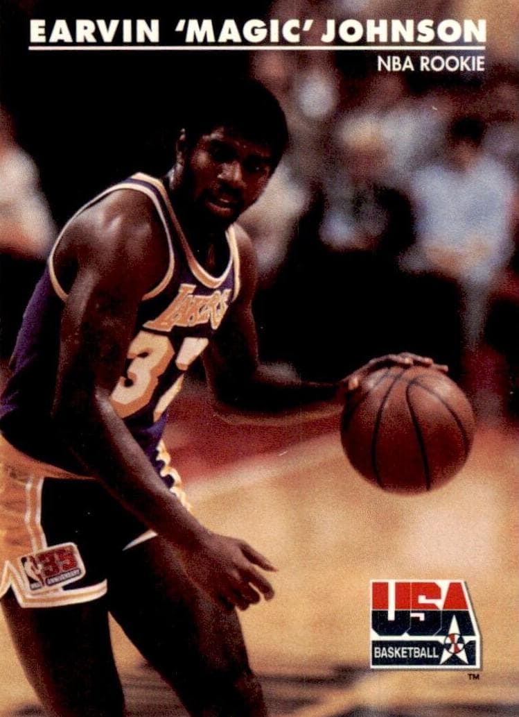 Magic Johnson 1992 skybox Usa