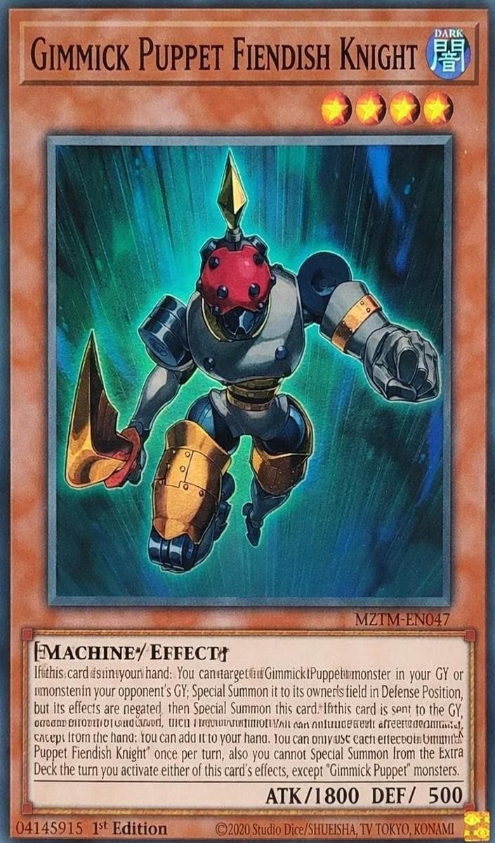 Gimmick Puppet Fiendish Knight 2025 Yu-Gi-Oh!