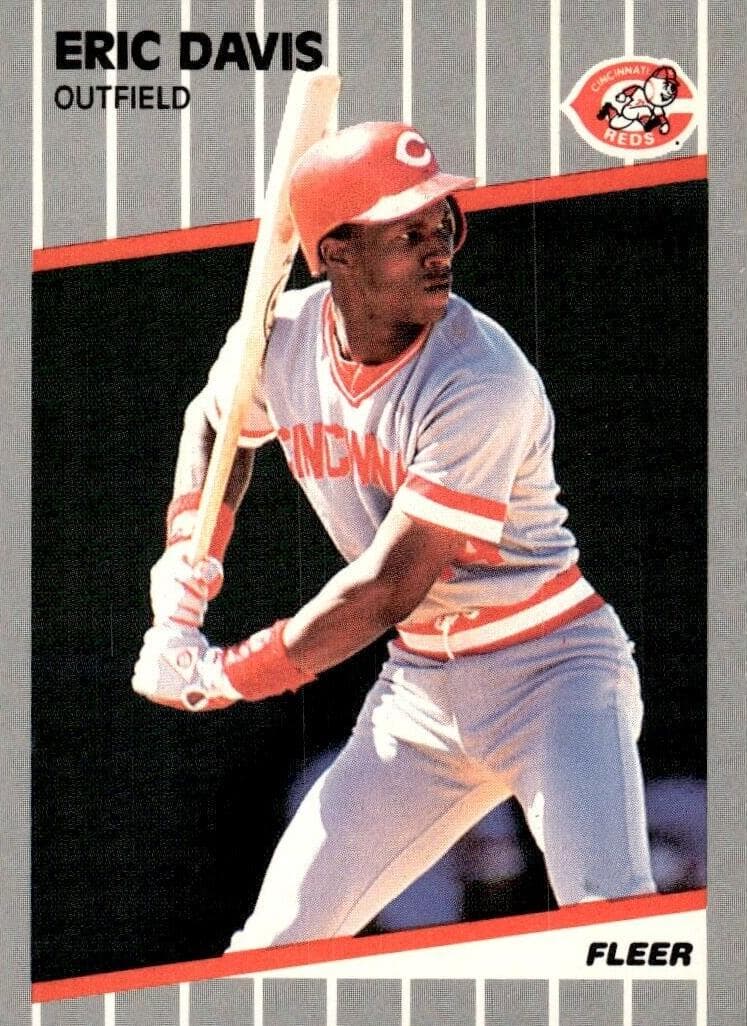 Eric Davis 1989 fleer