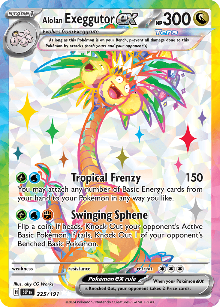 Alolan Exeggutor ex 2024 Pokemon