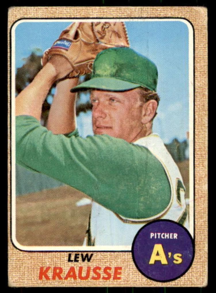 Lew Krausse 1968 topps Topps