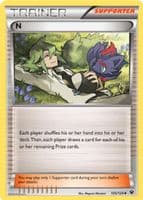 N trading card