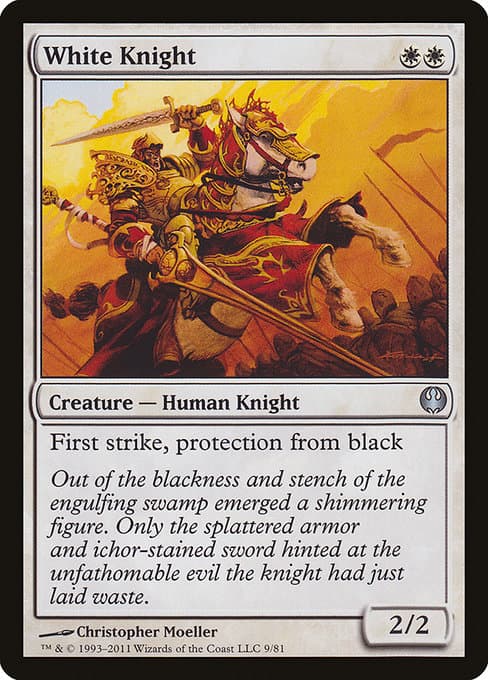 White Knight 1994 Magic: The Gathering Revised
