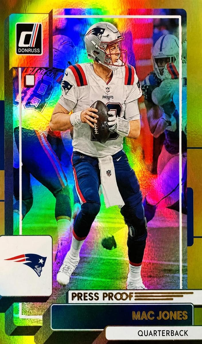 Mac Jones 2022 panini Donruss