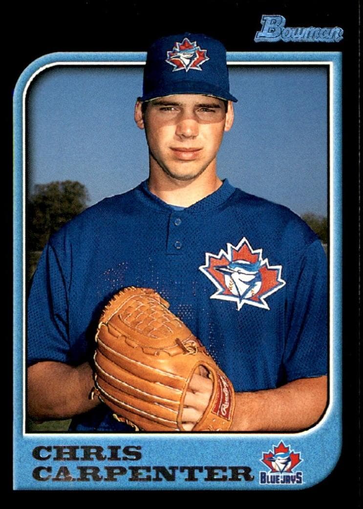 Chris Carpenter 1997 bowman Bowman Chrome