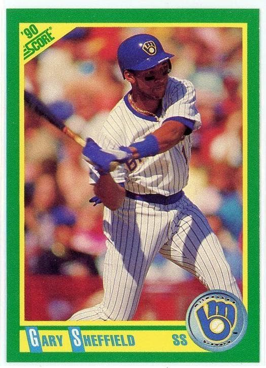Gary Sheffield 1990 panini Score