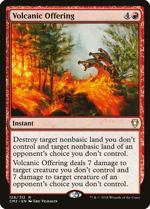 Volcanic Offering 2018 Magic: The Gathering