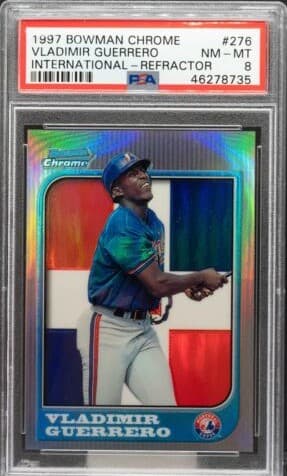 Vladimir Guerrero 1997 bowman Chrome