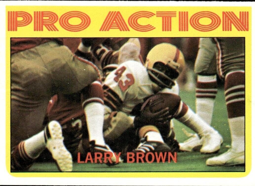 Larry Brown 1972 topps Topps