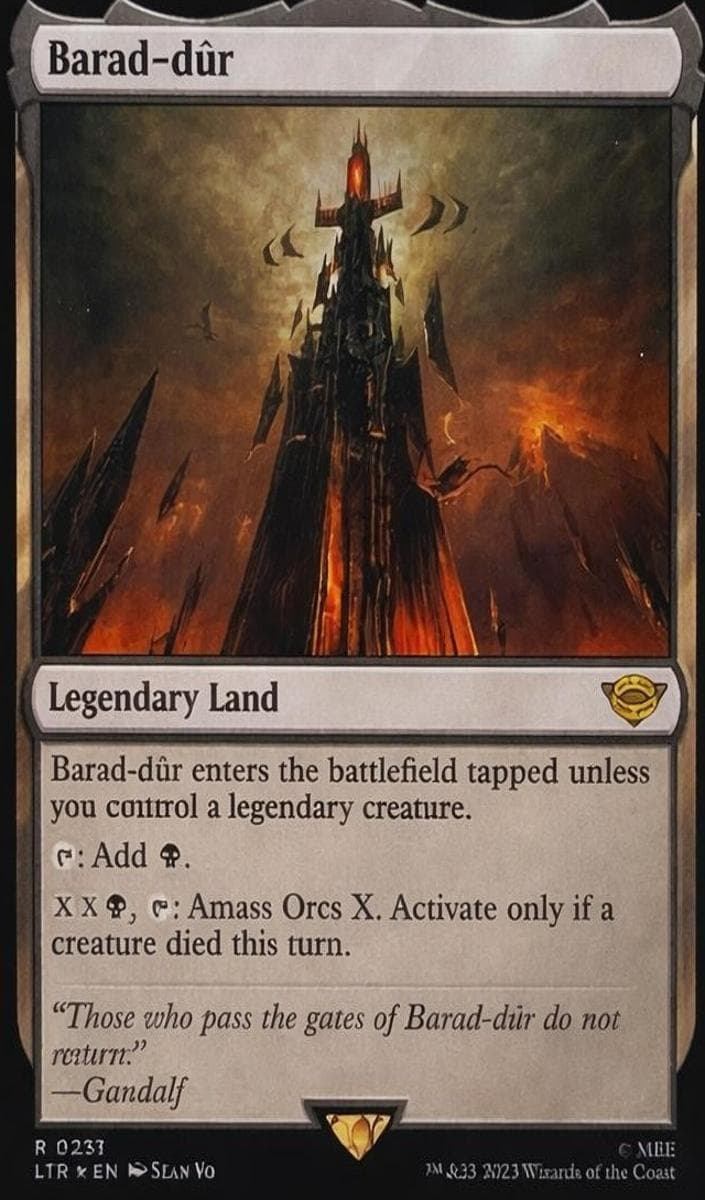 Barad-dur 2023 Magic: The Gathering