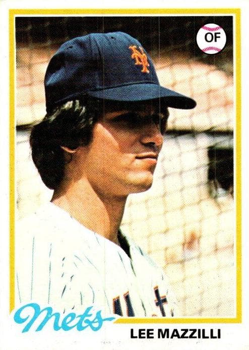 Lee Mazzilli 1978 topps Topps