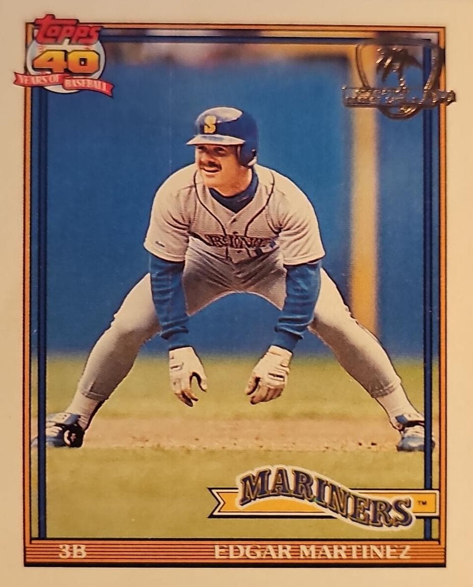 Edgar Martinez 1991 topps Topps