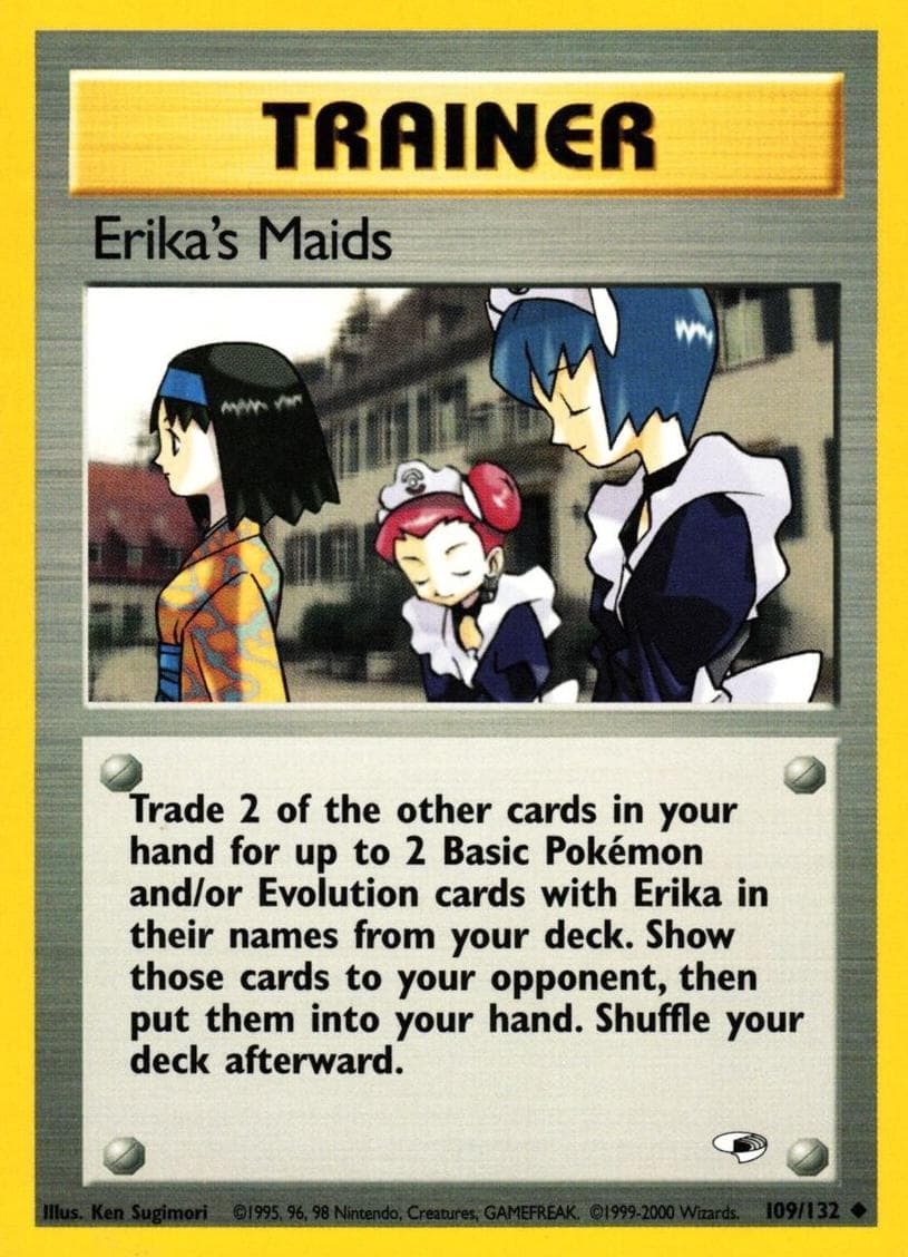 Erika's Maids trading card