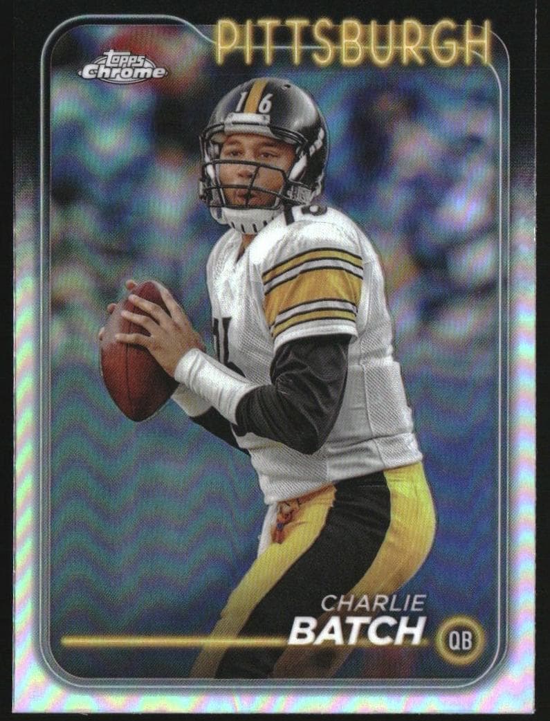 Charlie Batch trading card