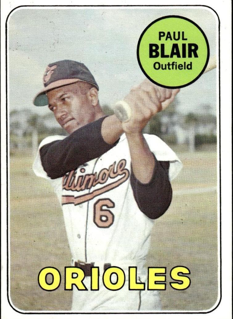 Paul Blair 1969 topps Topps