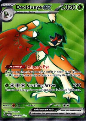 Decidueye EX trading card