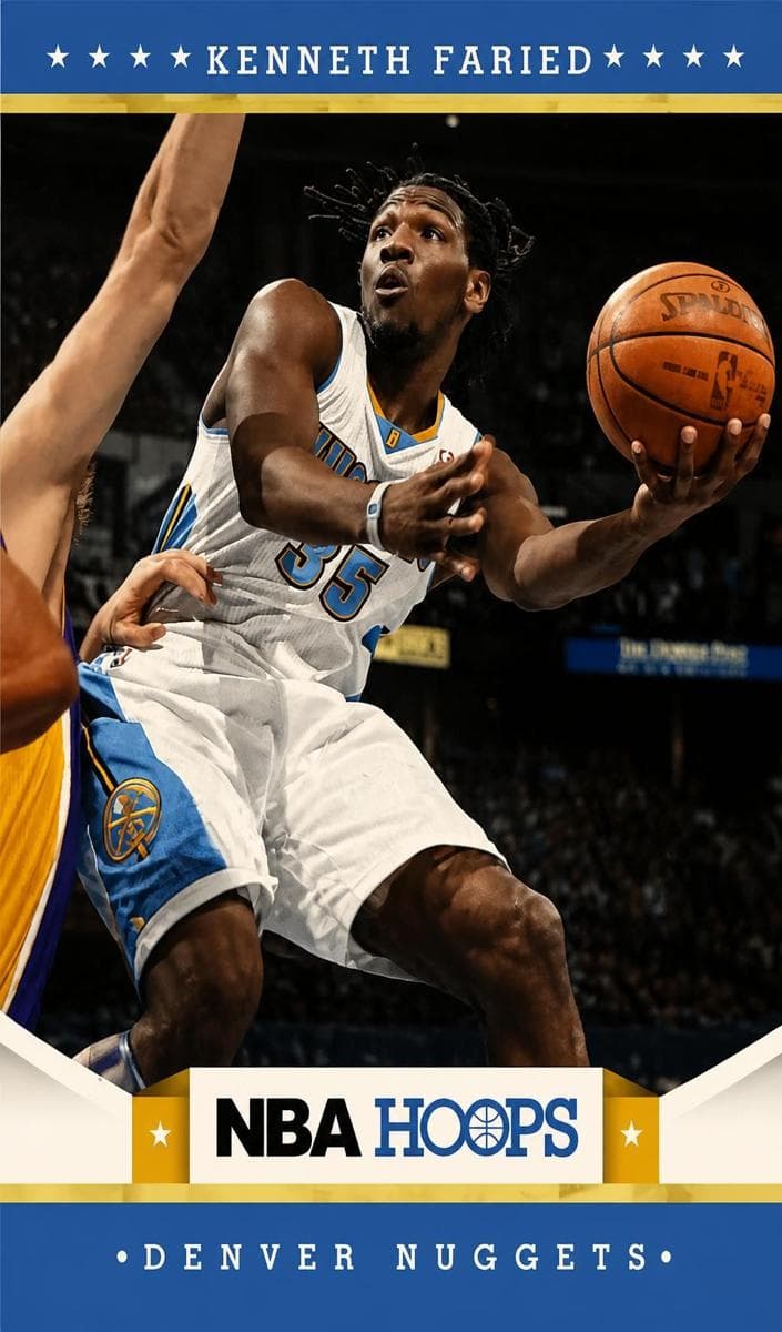 Kenneth Faried 2012 panini Hoops