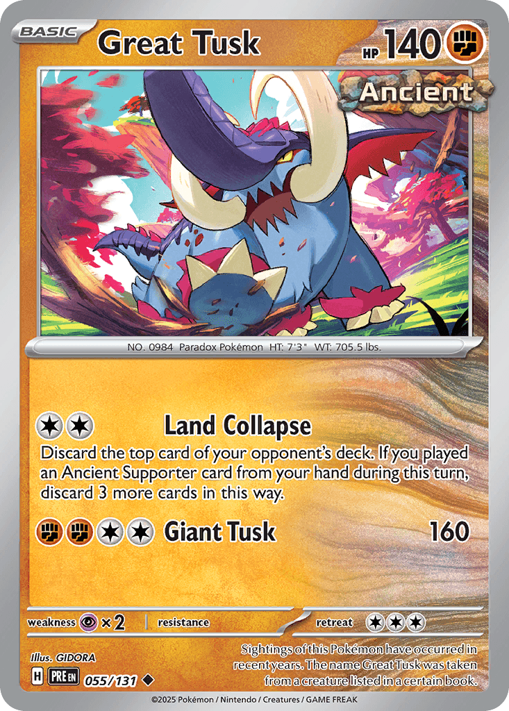 Great Tusk 2024 Pokemon