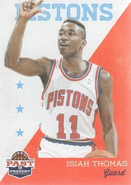 Isiah Thomas 2011 panini Past & Present
