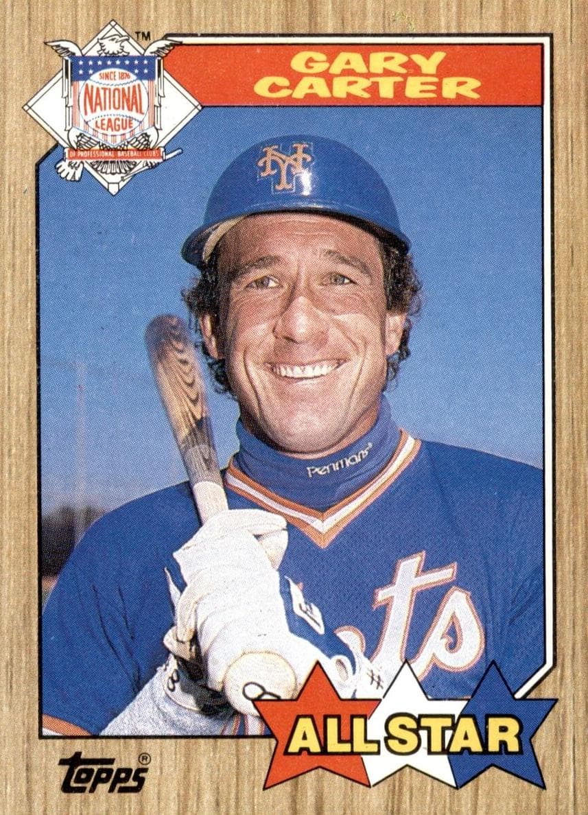 Gary Carter 1987 topps All-star
