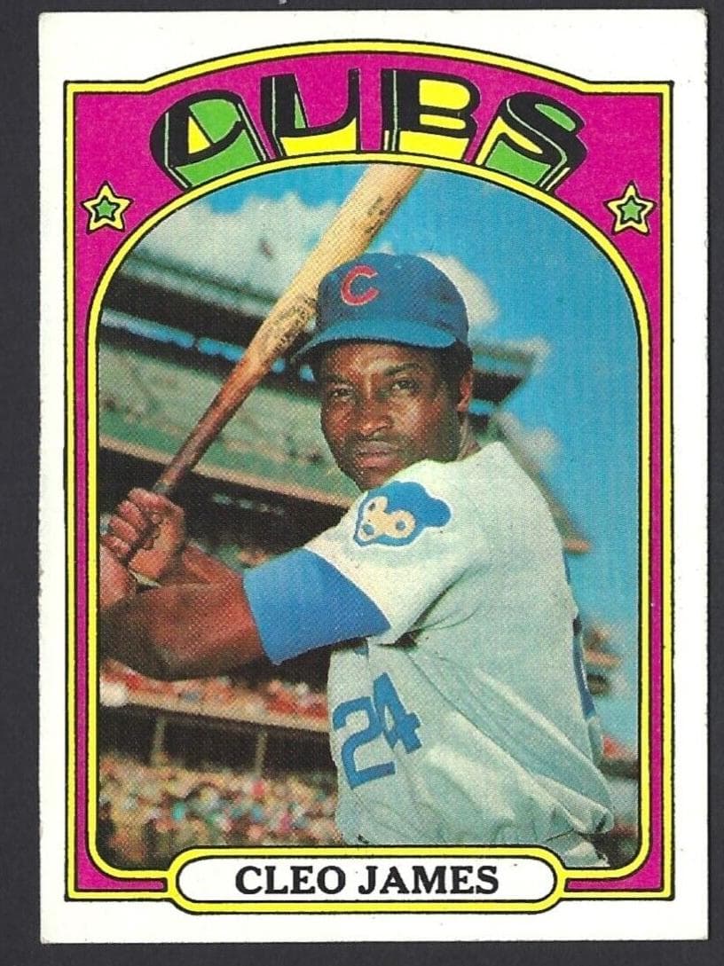 Cleo James 1972 topps Topps