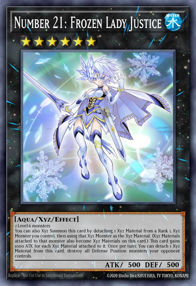 Number 21: Frozen Lady Justice #PGL2-EN018