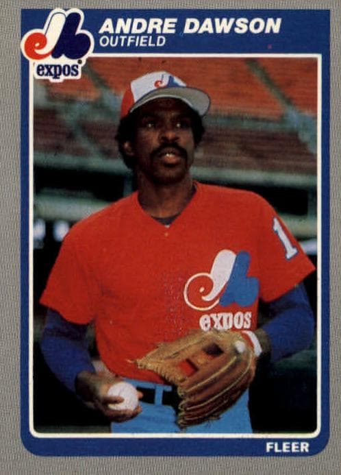 Andre Dawson 1985 fleer Fleer
