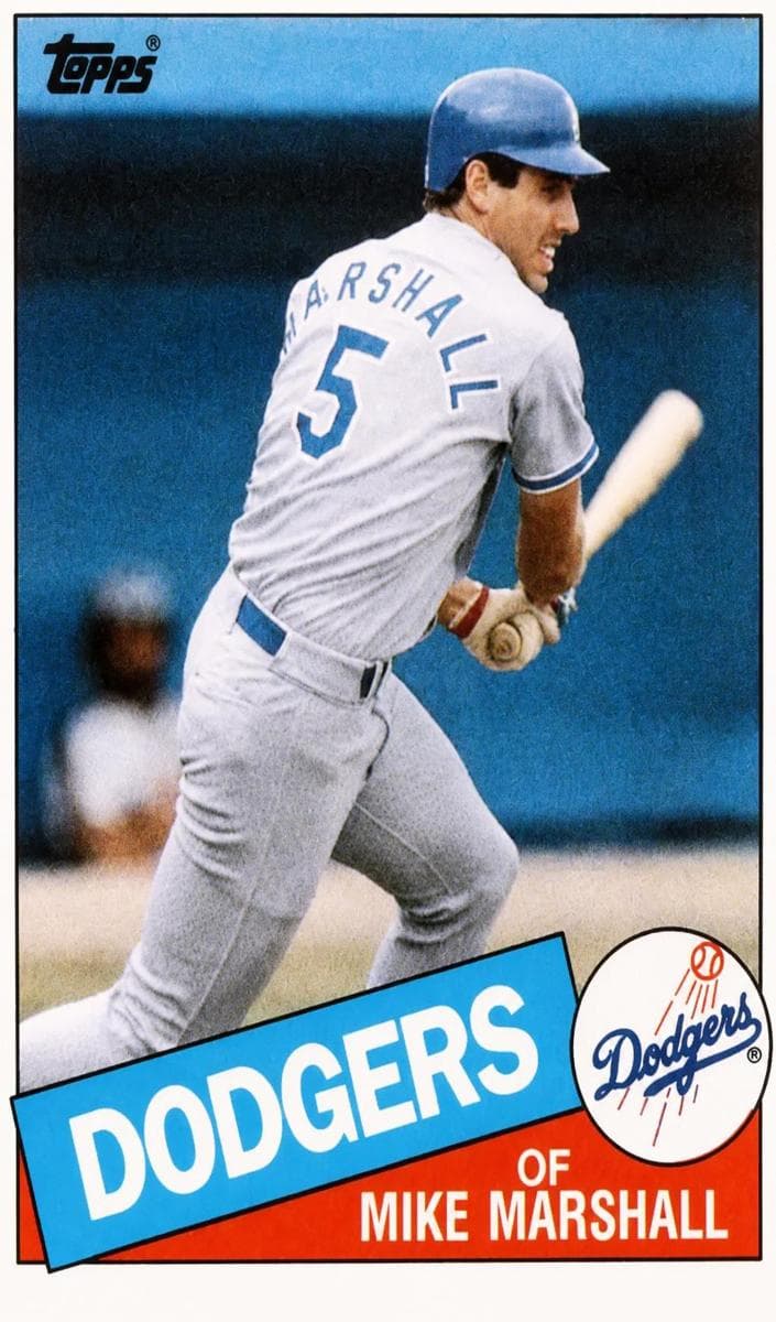 Mike Marshall trading card