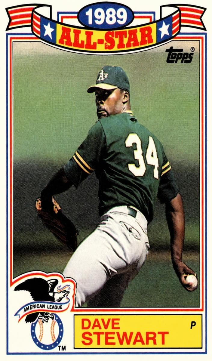 Dave Stewart 1990 topps