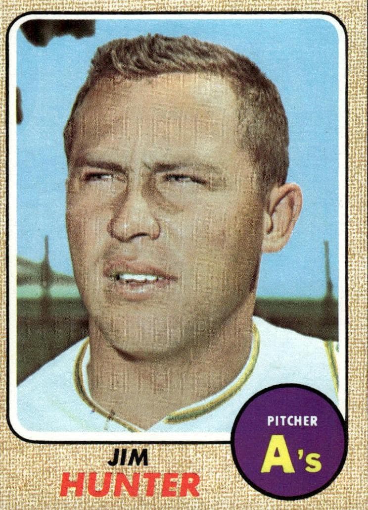 Jim Hunter 1968 topps Topps