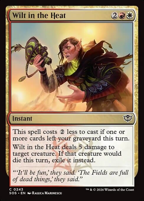 Wilt in the Heat 2026 Magic: The Gathering Secrets of Strixhaven Foil