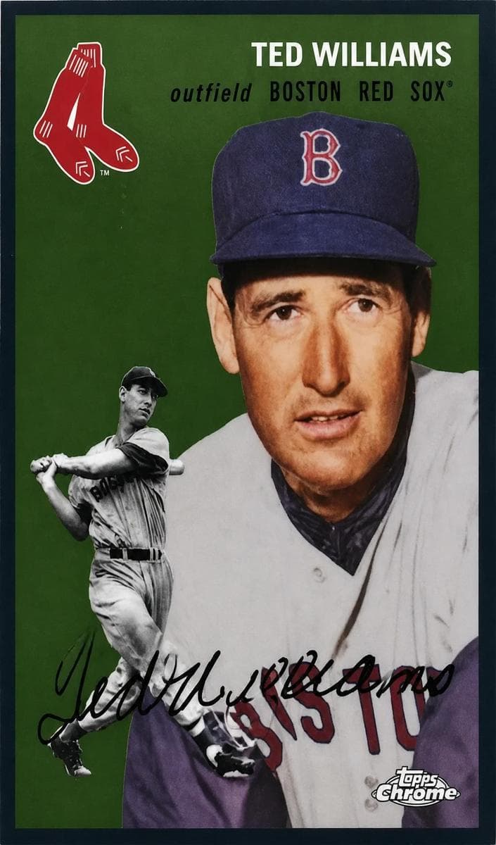 Ted Williams 2023 topps Chrome Platinum