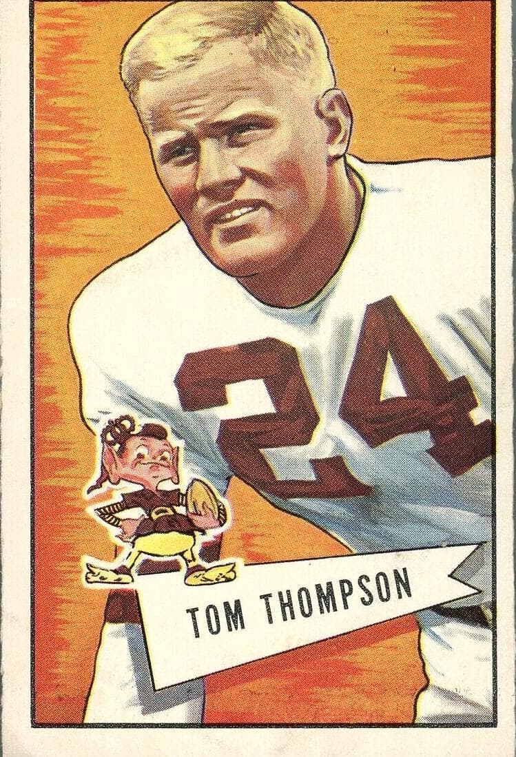 Tommy Thompson 1952 bowman Bowman Large