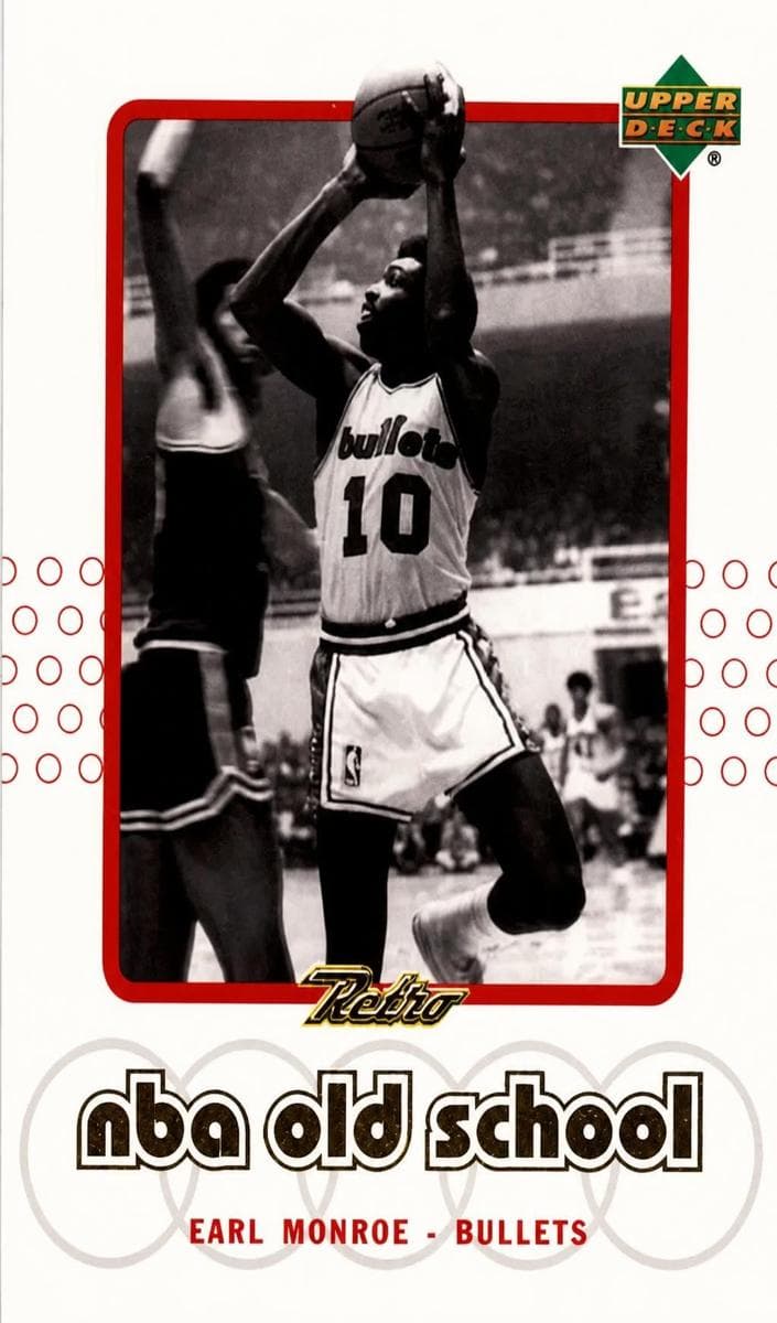 Earl Monroe 1999 upper-deck Retro