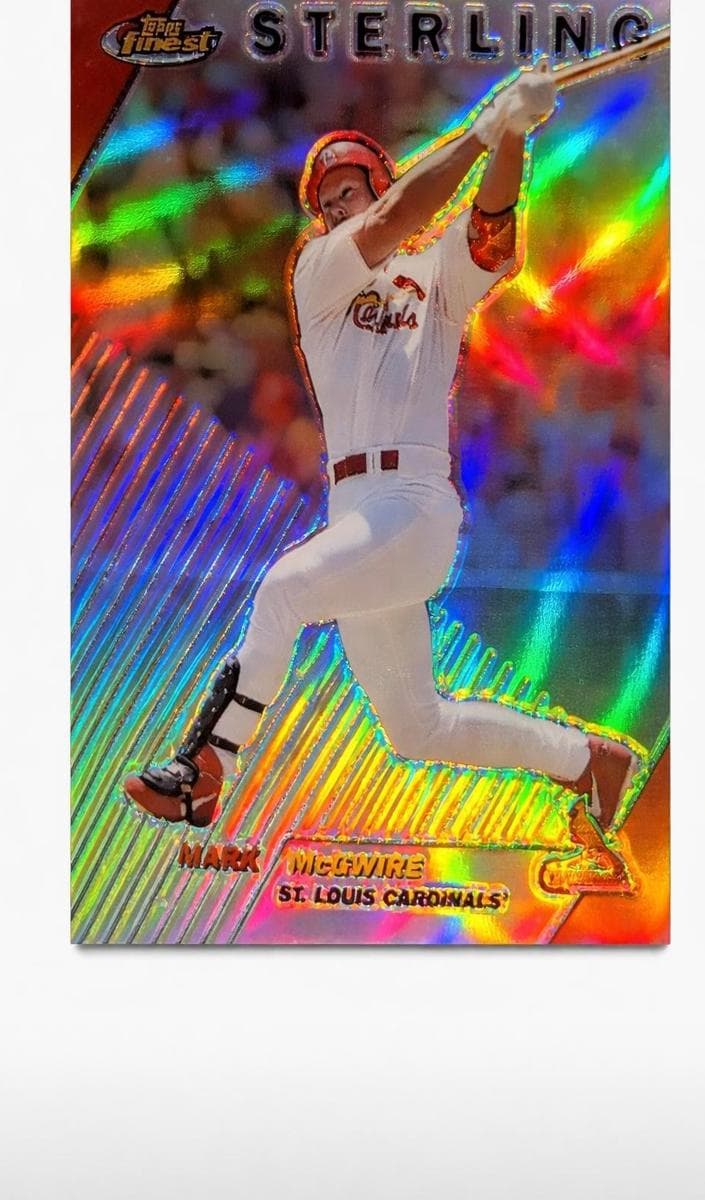 Mark McGwire 1999 topps Finest Baseball Refractor