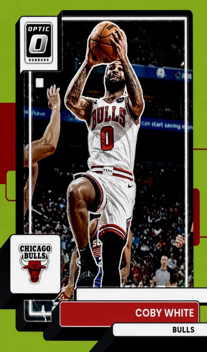 Coby White 2022 panini Donruss Optic