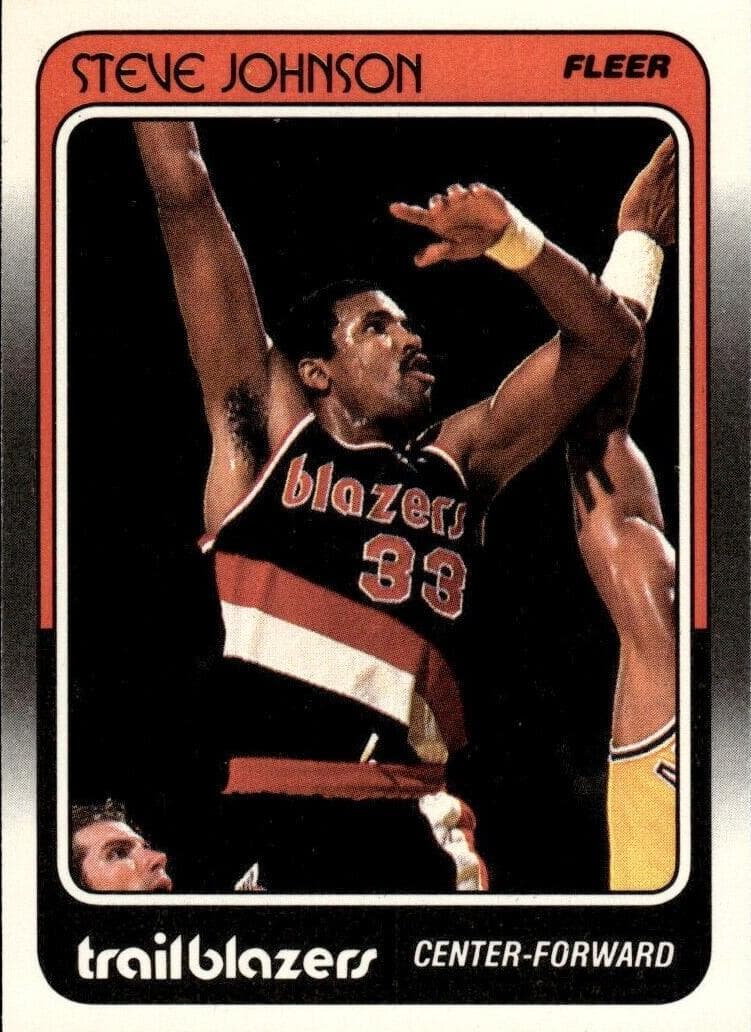 Steve Johnson 1988 fleer Fleer